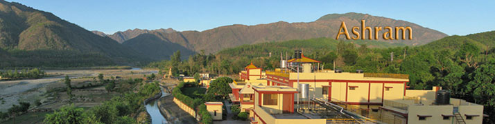 Panoramic View of Ashram and mountains