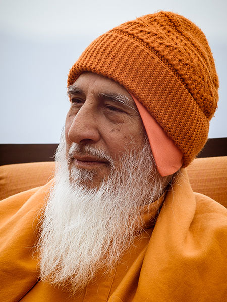 Swamiji during satsang